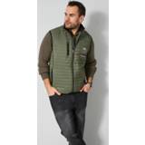 👉 Body warmer mannen effen olijf drie binnenzakken kunstvezels Bodywarmer Men Plus 4055706317316