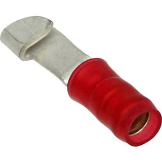 👉 TE Connectivity 32446 Platte stekker Insteekbreedte: 5.16 mm Insteekdikte: 0.78 mm Deels geïsoleerd Rood 1 stuk(s)