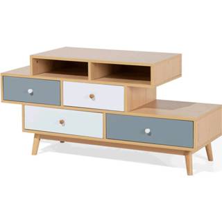👉 Houtkleur Beliani Irvine - Commode-lichte Houtkleur-spaanplaat 4260586354843