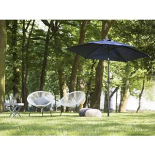 👉 Blauw Beliani Varese - Parasol-blauw-polyester 4260602371069