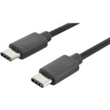 👉 Digitus USB-kabel USB 2.0 USB-C stekker, USB-C stekker 1.00 m Zwart