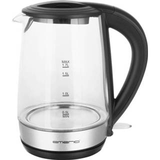 👉 Waterkoker zwart RVS EMERIO WK-123131 Snoerloos, BPA-vrij RVS, 7333282000196