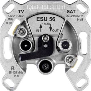 👉 Kathrein ESU 57 Antennedoos Satelliet, TV, FM Inbouw (in muur) Loop-through outlet