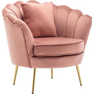 👉 Fauteuil roze Zitbank 1 Persoons Belle Oud Bankje (Voorbestelling) 7141218217255