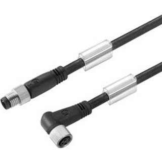👉 Actuator Weidmüller 1877250200 Sensor/actuator connector, geassembleerd M12 Stekker, recht, Bus, haaks 2.00 m Aantal polen: 3 1 stuk(s) 4032248751075