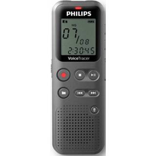 👉 Dicteerapparaat grijs Philips DVT1115 Digitaal Opnameduur (max.) 17 h