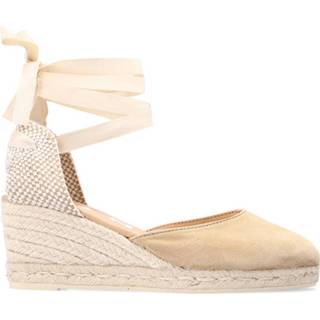 👉 Sandaal vrouwen beige Hamptons wedge sandals