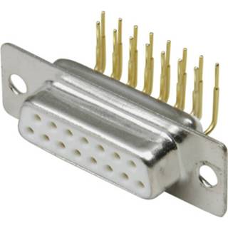 👉 TRU COMPONENTS 1579059 D-sub female connector Aantal polen: 15 Solderen 1 stuk(s)