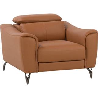 👉 Bruin Beliani Narwik - Fauteuil-bruin-kunstleer 4251682203999