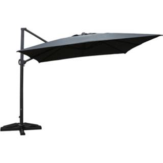 👉 Zweefparasol grijs Sorara Roma Met Easywind Systeem 300 X Cm 8719325874600