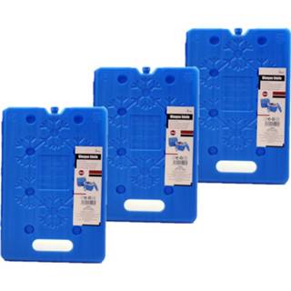 👉 Koelelement blauw Set Van 3x Stuks Koelelementen 20 X 2 30 Cm - Koelblokken/koelelementen Voor Koeltas/koelbox 8720576406489