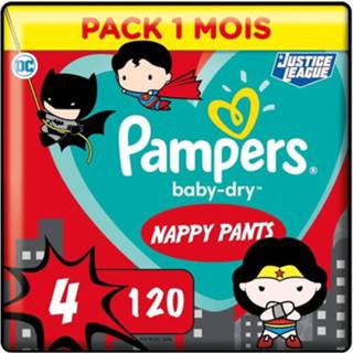 👉 Pamper 4 120 1 baby's Pampers Baby-dry Broek Maat - Slip Maandverpakking 8006540002452