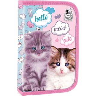 👉 Etui polyester Cleo & Frank Gevuld Hello Kitten - 23 St. 5901130080915