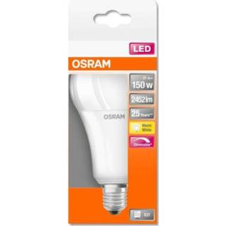 👉 Ledlamp wit Osram Standaard Led-lamp Frosted Variabele Radiator - 21w Equivalent 150w E27 Warm 4058075433847