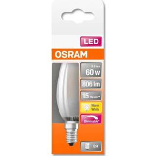 👉 Ledlamp wit Osram Led-lamp Variabele Matglasvlam - 4,4w Equivalent 40w E14 Warm 4058075436985