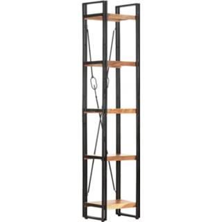 👉 Boekenkast acaciahout Vidaxl Met 5 Schappen 40x30x180 Cm Massief 8720286200575