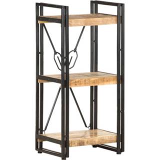 👉 Boekenkast mannen Vidaxl Met 3 Schappen 40x30x80 Cm Massief Mangohout 8720286200636