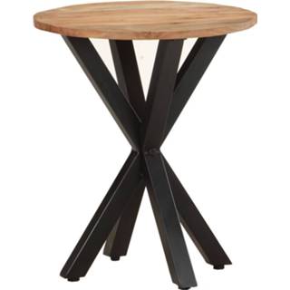 👉 Bijzettafel acaciahout Vidaxl 48x48x56 Cm Massief 8720286201039