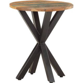👉 Bijzettafel hout Vidaxl 48x48x56 Cm Massief Gerecycled 8720286201046