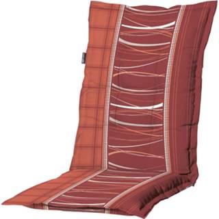 👉 Tuinkussen rood Madison Tuinkussens Lage Rug Lines Brick 105x50 8713229296827