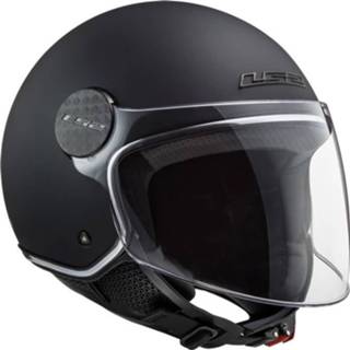 👉 Motorhelm zwart Ls2 Sphere Lux Jet - Mat 6934432844861