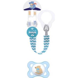 👉 Speen siliconen Mam Fopspeen & Speenkoord Kit 2-6 Maanden - 9001616676956