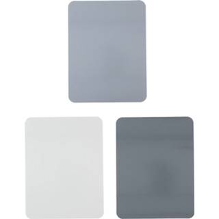 👉 Snijplank grijs wit antislip Alpina 3x - Set Flexibel Vaatwasserbestendig 29x38cm Grijs/ 8711252179827