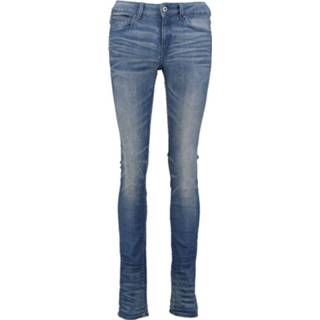 👉 Skinnyjeans vrouwen blauw G-star 3301 contour hight waist skinny jeans 8718601607192