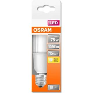 👉 Ledlamp wit Osram Stick Led-lamp Mat Met Koellichaam - 10w Equivalent 75w E27 Warm 4058075428461