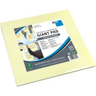 👉 Notitieblok geel Generic Info Notes Giant Pad 30 X Cm 50 Vel 4044355781609