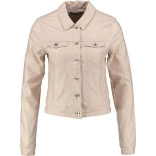 👉 XS multicolor Vero Moda kort shimmer stretch jacket ivory cream