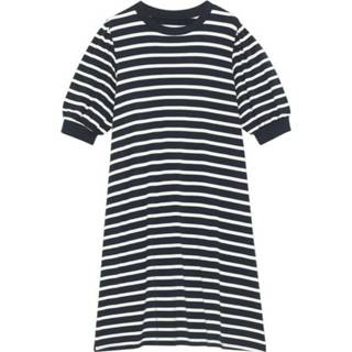 👉 L vrouwen zwart Bloomy sweatdress stripe