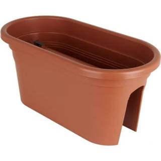 👉 Terracotta Artevasi Jardiniere Voor Balkon Venezia - 30 X 60 H 27 Cm 18 L 5600442821901