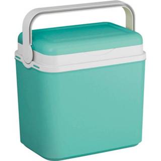 👉 Koelbox turkoois groen Turquoise 10 Liter Van 30 X 19 28 Cm - Koelboxen Voor Onderweg Op De Camping Of Het Strand 8002936834010