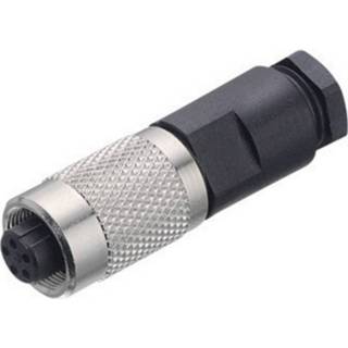 👉 Binder 99-0406-00-03-1 Ronde stekker Koppeling, recht Serie (ronde connectors): 712 Totaal aantal polen: 3 1 stuk(s)