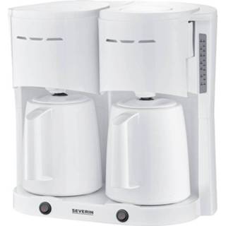 👉 Koffiezetapparaat wit Severin 5830 Capaciteit koppen=8 Thermoskan 4008146034992