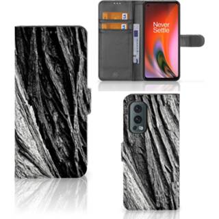 👉 Boomschors grijs Book Style Case OnePlus Nord 2 5G 8720632400055