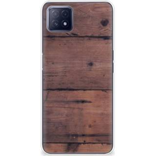 👉 Bumper hoesje OPPO A53 5G | A73 Old Wood 8720632463425