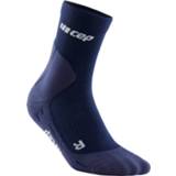 👉 Sock mannen blauw zwart CEP - Cold Weather Mid-Cut Socks Compressiesokken maat V, zwart/blauw 4064985078597