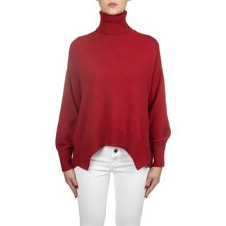 👉 Vrouwen rood Turtleneck 1634785451888