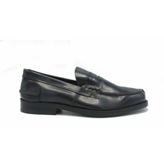 👉 Loafers male blauw Spazzolato Shoes