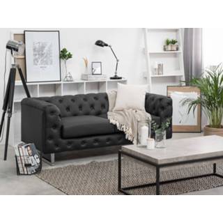 👉 Tweezits bank kunstleer zwart Tweezitsbank VISSLAND 4251682216661
