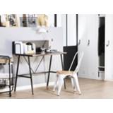 👉 Bureau Donkere Houtkleur bruin donkerbruin 100 x 50 cm HASTINGS 4251682241168