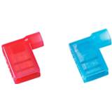 👉 Weidmüller 1491960000 Huls voor platte stekker Insteekbreedte: 6.3 mm Insteekdikte: 0.8 mm Volledig geïsoleerd Rood 100 stuk(s)