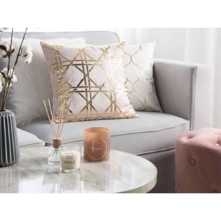 👉 Sier kussen roze Sierkussen set van 2 CASSIA 4251682235273