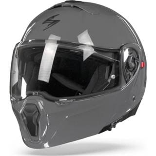 👉 Scorpion EXO-930 Solid Cement Grey Modular Helmet 2XL