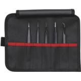 👉 Knipex 92 00 01 ESD Universelepincetset 5-delig Spits, fijn, extra dünn 118 mm, 110 128 120 mm 4003773087038