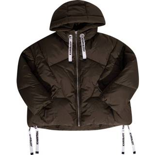 👉 Downjacket unisex groen Hooded down jacket