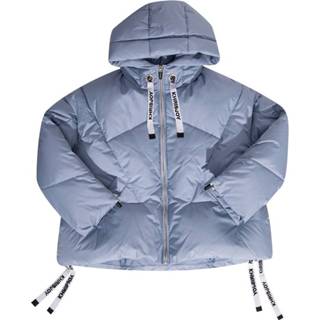 👉 Downjacket unisex blauw Hooded down jacket