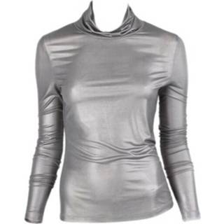 👉 Blous l vrouwen grijs Blouse